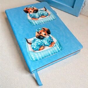 Blue Dachshund Notebook